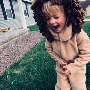 Lion Costume, Toddler Boy Halloween Costume, Toddler Girl Costume, kids Costume, Complete Children's Costume image 5