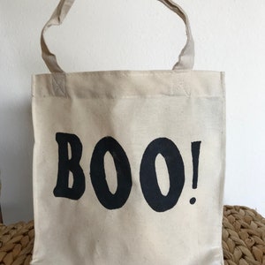 Trick-or-Treat Bag Halloween goodie bag BOO Sack for candy image 6