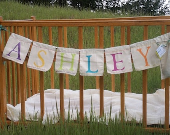 Personalized Banner - customize your own handpainted garland with any name
