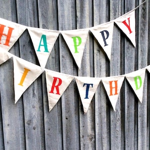 Wimpelkette mit Wimpelkette, Bunt, Bunt, alles Gute zum Geburtstag, Partygirlande, Wimpelkette, Geburtstagsbanner, Girlande