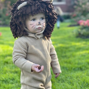 Lion Costume, Toddler Boy Halloween Costume, Toddler Girl Costume, kids Costume, Complete Children's Costume image 2