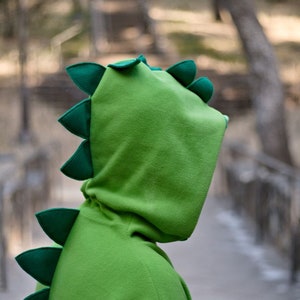 Dinosaur Costume Adult Onesie Halloween Costume Zip Front Unisex Jumpsuit image 7