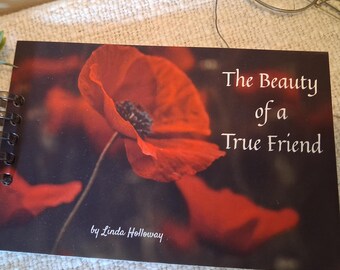 The Beauty of a True Friend, Keepsake Book, Christian Friendship Gift, Love Letter