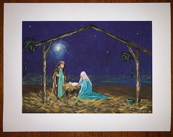 Christmas Nativity Fine Art Print