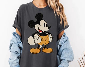Comfort Colors Mickey Mouse Shirt, Disney Mickey Shirt,Mickey Pose Shirt, Disney Shirt,Classic Mickey Pose Shirt,Disney Gift,Disney Trip Tee