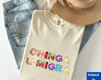 Blumen Chinga La Migra T-Shirt: Comfort Colors Pro-Immigration Tee