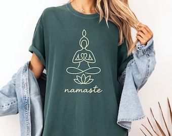 Comfort Colors®Yoga Shirt for Women, Spiritual Tee,Yoga Gift, Pilates Top, Motivational T-Shirt, Self Love Mental Health Shirt, Yoga Apparel