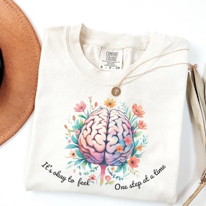 Comfort Colors Mental Health Tee: School Psychologist Shirt