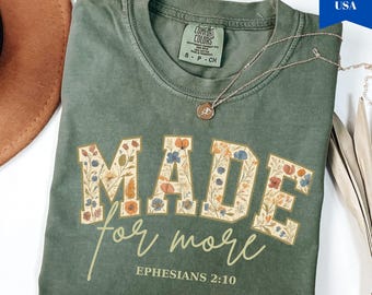 Comfort Colors Bible Verse Shirt: Christian Love & Grace Tee