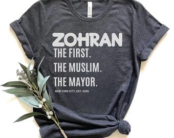 Vote Zohran Mamdani Tee: NYC Mayor 2025 - Progressive Democrats