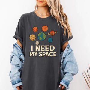 Retro Space Planet T-Shirt: Comfort Colors Astronomy Graphic Tee