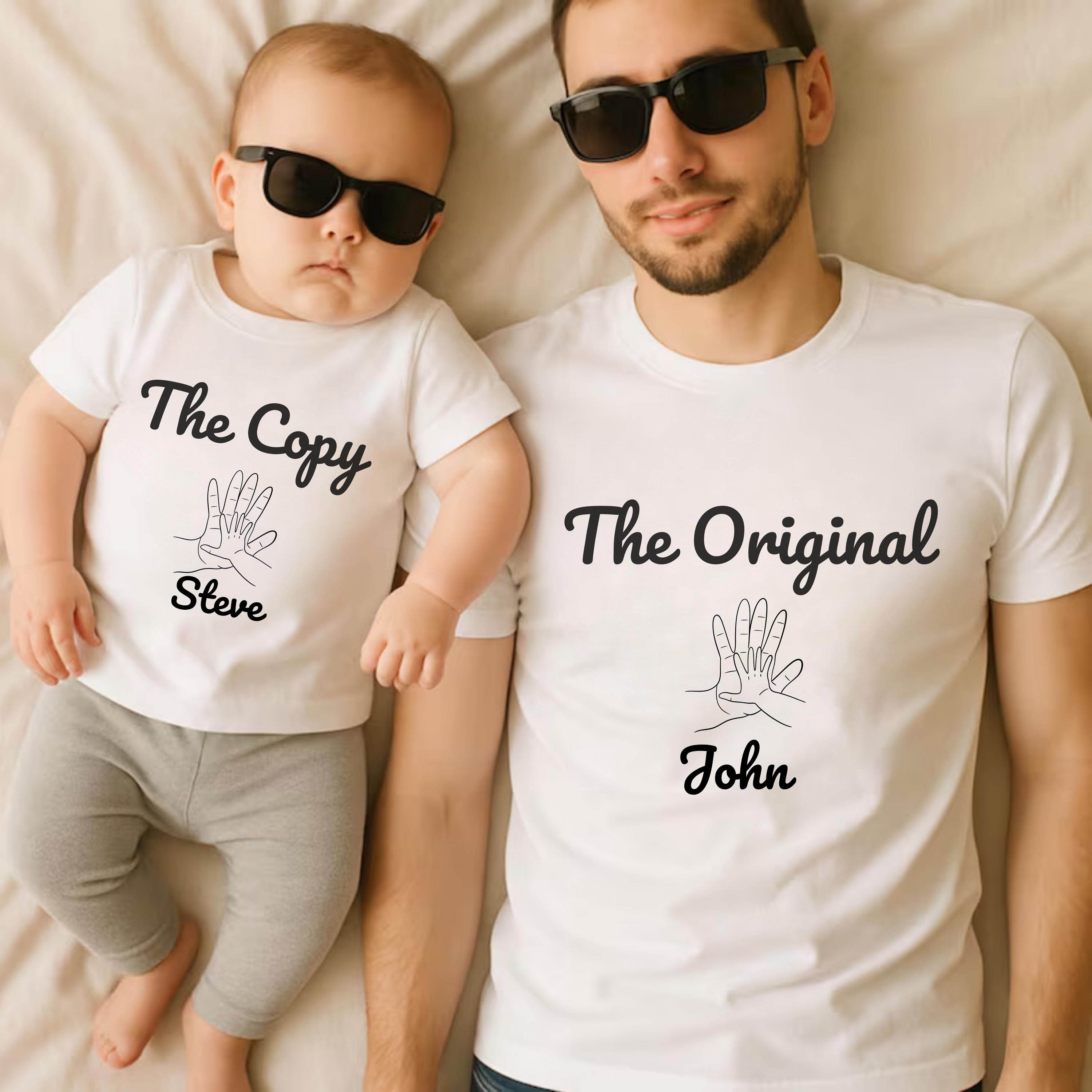 Matching Father Son Shirts: the Original & the Remix - Retro