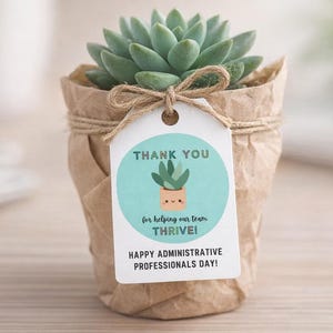 Inspirational Sticky Note Holder For Administrative Assistants – Wood Desk Organizer With Pen Slot, Positive Office Decor, Great For Secretary Or Admin Gifts