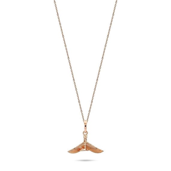 Real Gold Goddess Isis Necklace, Egyptian Mythology Pendant, Gift for Her