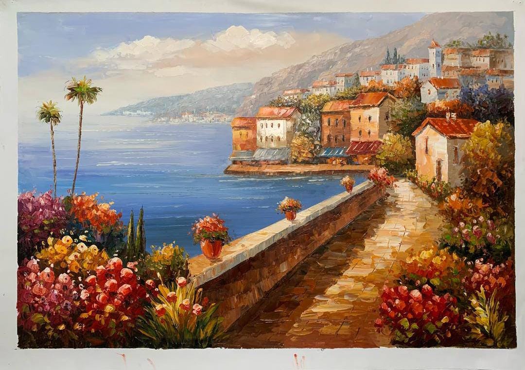 レア］唯一無二 手作業転写アート イラスト キャンバス インテリア 絵画