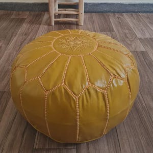 Decorative Satin Pouf Cushion in Copper and Brown - Unbranded Amazon.com: The HomeCentric Pillow Cover, Copper Pillow  main image 4