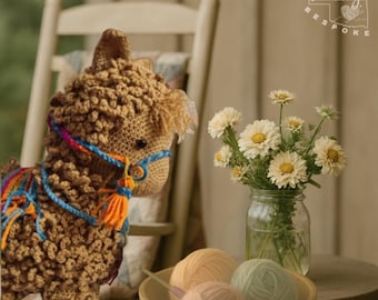 Handmade Crochet Llama – Made to Order – Custom Colors Available