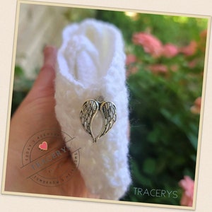 Crochet Infant Loss Keepsake Set | Angel Cuddle Cradle, Micro Blanket bild 9