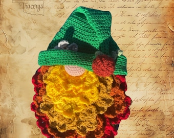 Fall Gnome Door Wall Hanger, Made to Order,