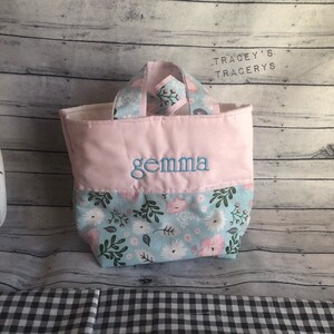 Personalized Small Bag, Personalized Tote, Custom Made, Small Bag image 3