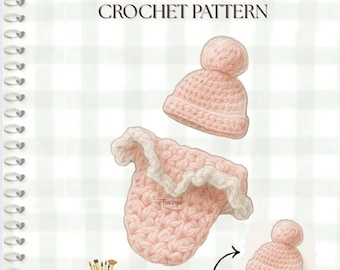 Crochet Pattern for Infant Loss – Cuddle Cocoon, Mini Hat | Digital Download | PDF + Digital Planner Compatible