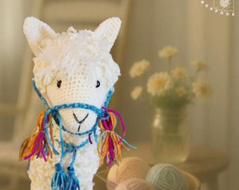 Handmade Crochet Llama – Made to Order – Custom Colors Available