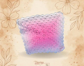 Handmade Crochet Keepsake Baby Blanket for Infant Loss | Soft Memorial Gift for Angel Babies | Vintage Shells