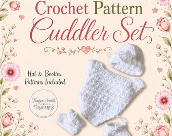 Crochet Patterns for Infant Loss – One Piece Cuddler Preemie Outfit | Digital Download | PDF