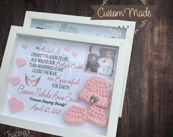 Miscarriage Infant Loss Shadow Box Memorial Bereavement Keepsake Custom  Keepsake