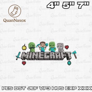 Pixel Gamer Embroidery Design, Gamer Graphics Embroidery Design, Funny Pixel Game Embroidery Design, Digital Download, QuanNasox