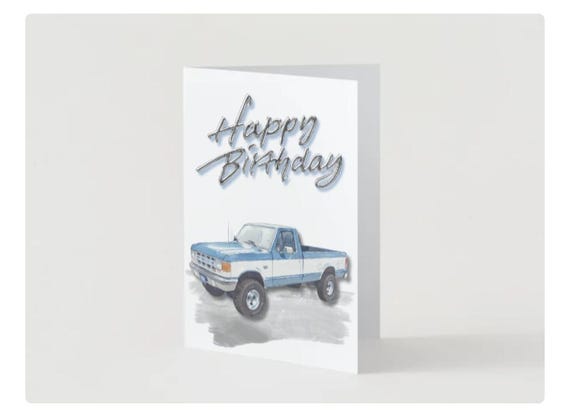Classic Ford Motor Greeting Cards - View #10