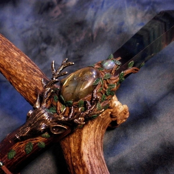 RESERVED - Lord of the Stags - Cernunnos Wand
