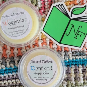 Wayfinder Wax Melts - Demigod, Ocean, Coconut, Island, Myth, Princess, Movies, Eco-Friendly, Beeswax, Soy Wax, Tarts, Dye Free, Gift Ideas