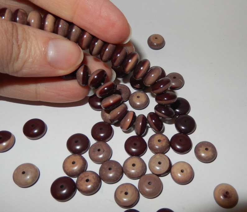 5 Zebra Stone beads image 1