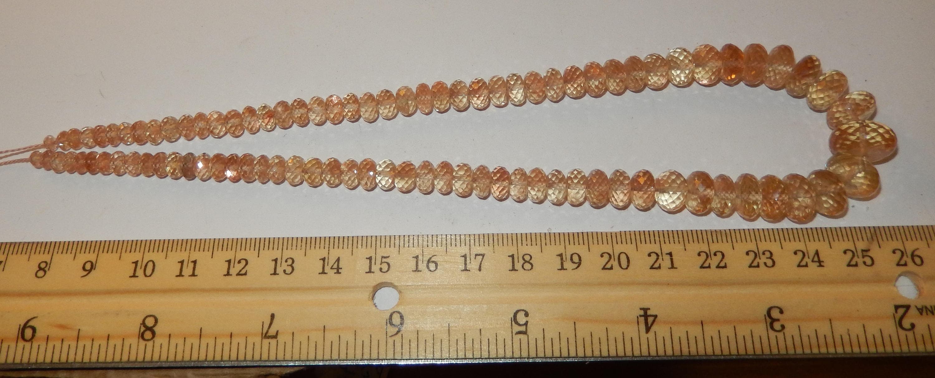 Faceted Oregon Sunstone Beads With Schiller Rondelle Etsy