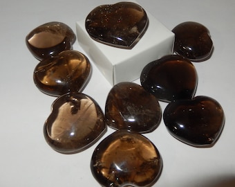 Smokey Quartz polished heart