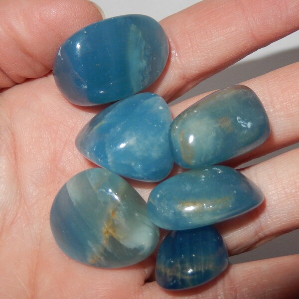 Gem blauwe calciet