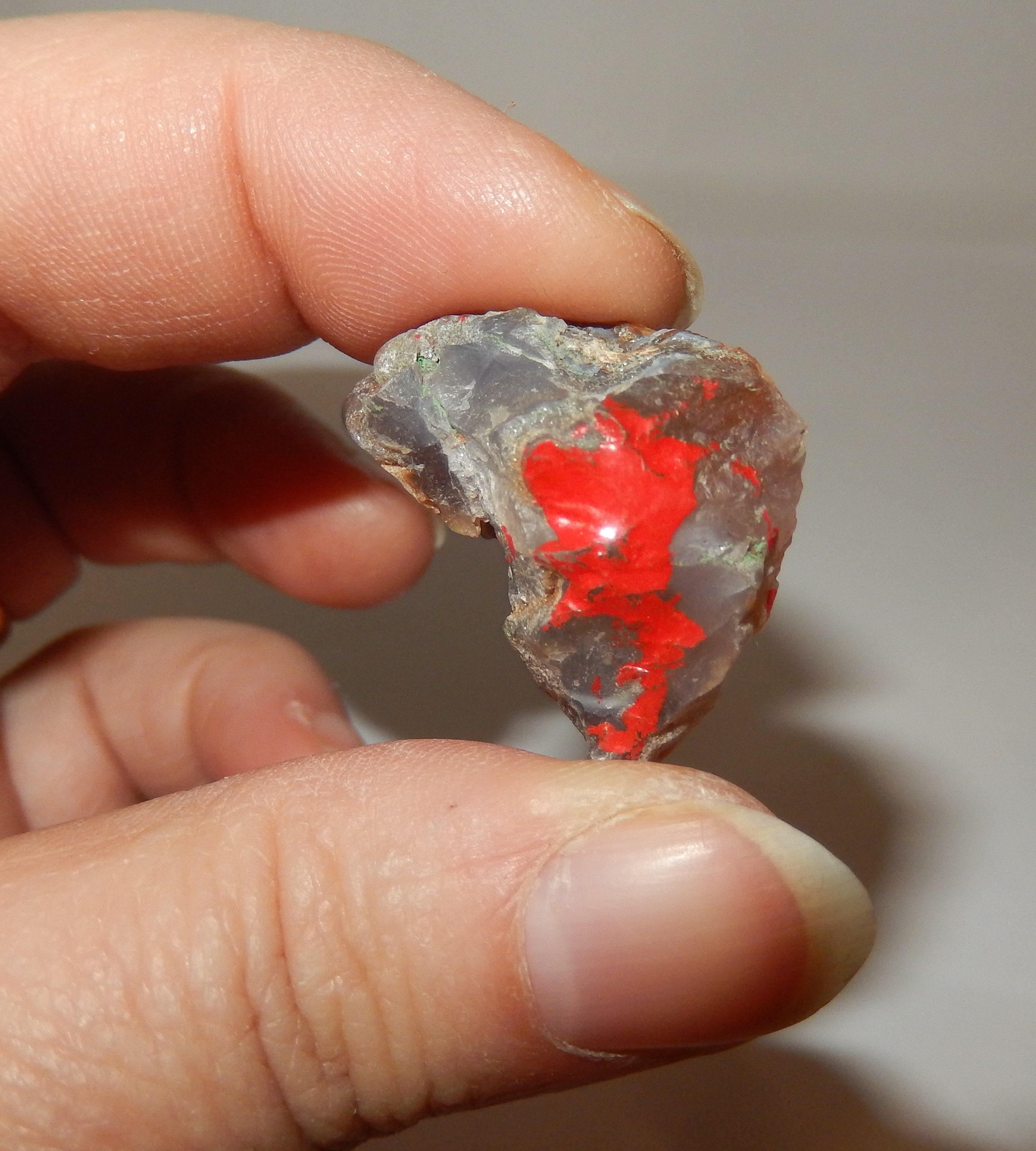 Fire Agate - old collection - Deer creek mine - Etsy 日本