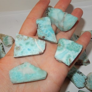 Larimar slab raw image 1