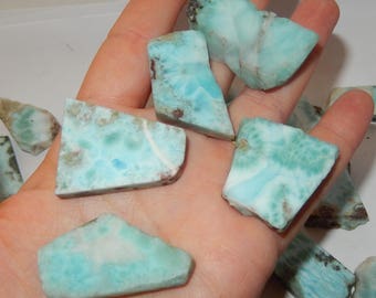 Larimar slab- raw