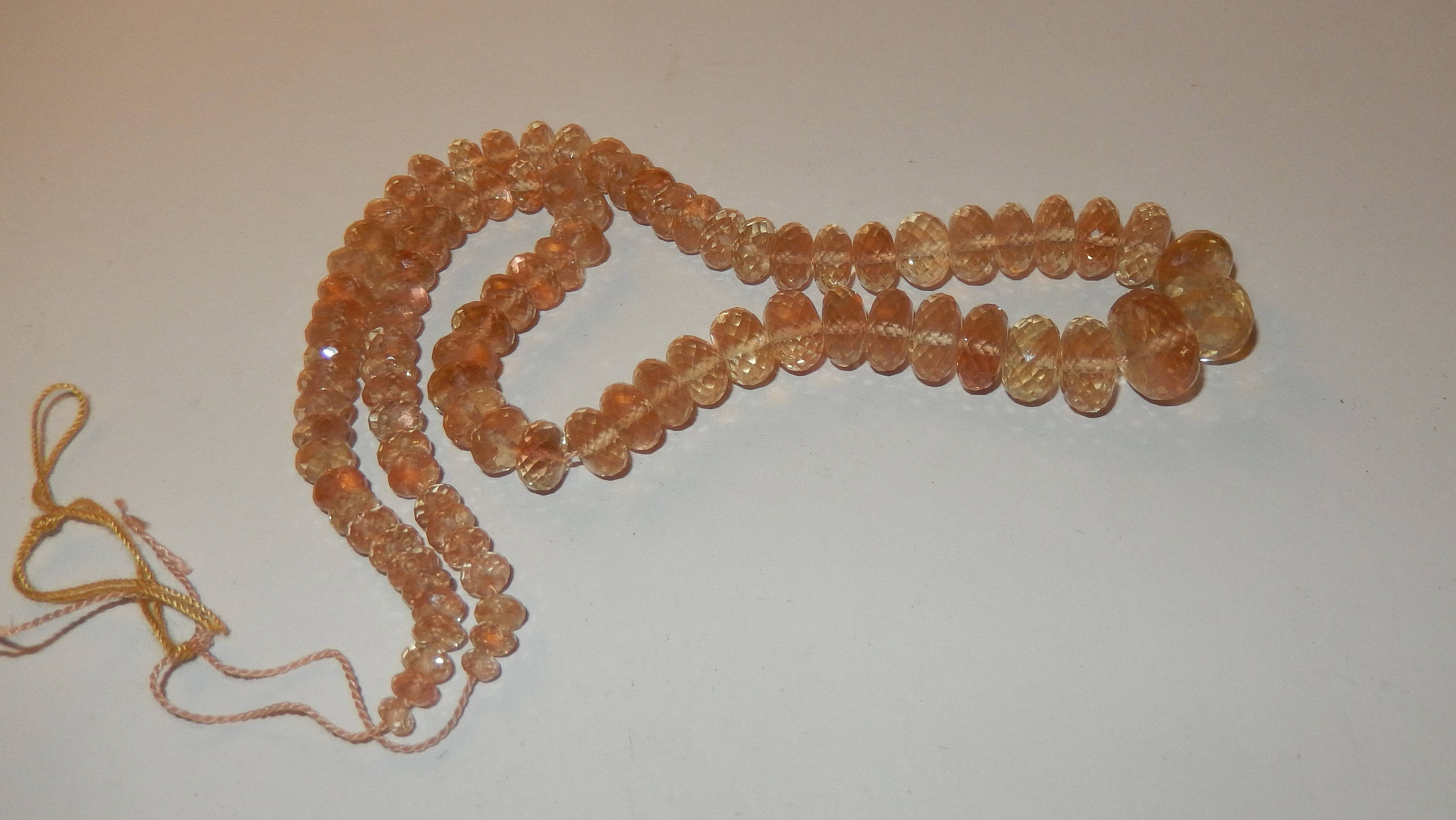 Faceted Oregon Sunstone Beads With Schiller Rondelle Etsy