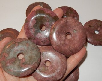 Rhodonite Donut - large