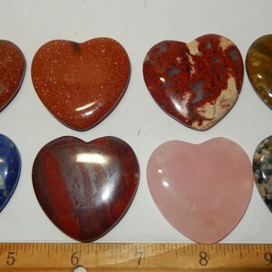 Flat Polished Stone Heart image 2