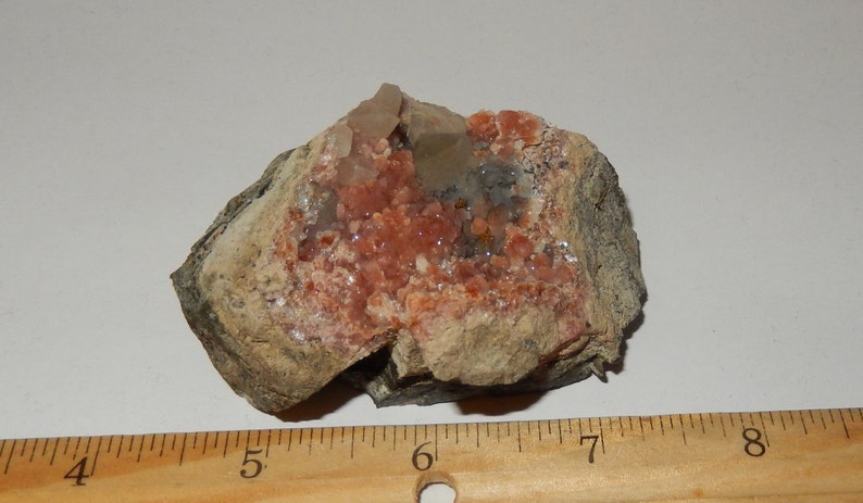 Rhodocrosite crystal cluster image 2