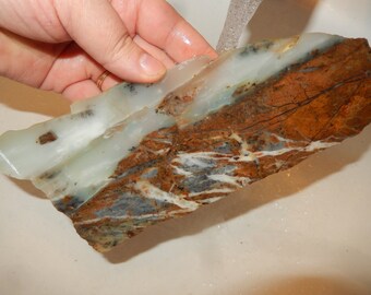 Ocean Picture Stone - rough slab with dendrites