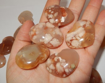 Flower Agate heart