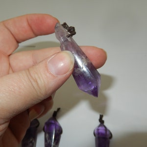 Drilled Amethyst Point image 5
