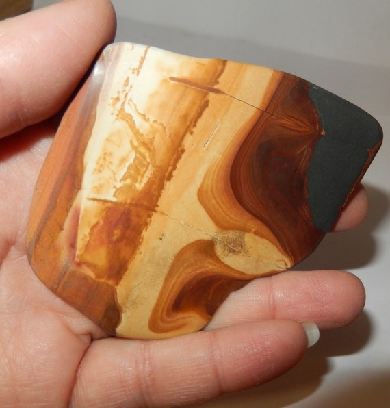 Picture Jasper Partially Polished Etsy