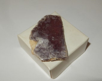 Lepidolite Mica- rough (book)