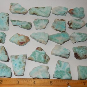 Larimar slab raw image 3